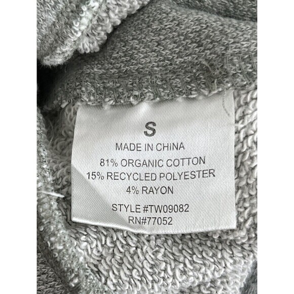 Threads 4 Thought Womens Terry Cloth Short Shorts Drawstring Gray Sz Small - Picture 5 of 7